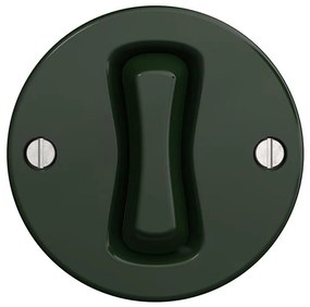 Kliklap - Pulsante retrò senza cornice, verde