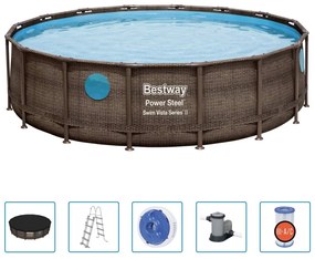 Set Piscina Power Steel 488x122 Cm /