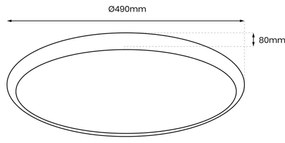 Plafoniera LED per bambini MOONCAT LED/34W/230V rosa