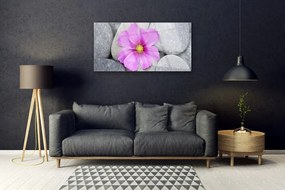 Quadro acrilico Pianta della stazione termale dei fiori 100x50 cm