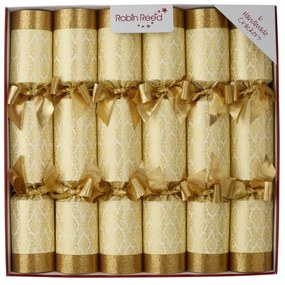 Set di cracker natalizi 6 pz Gold Damask – Robin Reed