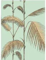 Tapete Palm Leaves Icons von Cole and Son - Mint & Sand
