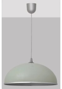 Lampadario su filo CIRCLE 1xE27/15W/230V grigio