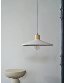 Ledvance - Lampadario a sospensione con filo DECOR PLASTER 1xE27/25W/230V diametro 32 cm gesso bianco