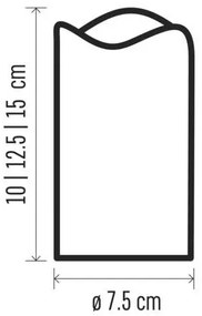 SET 3x LED decorazioni natalizie 3xLED/3x3AAA + telecomando
