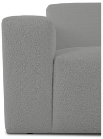 Divano angolare grigio in tessuto bouclé (a U) Roxy - Scandic