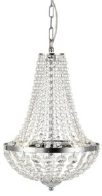 Markslöjd 107550 - Lampadario di cristallo da bagno a sospensione con catena GRÄNSÖ 2xG9/20W/230V