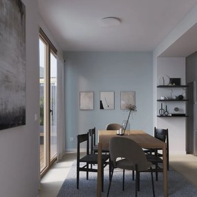 Plafoniera LED neoclassico Diamond, bianco Ø 40 cm, 1664 lumen INSPIRE