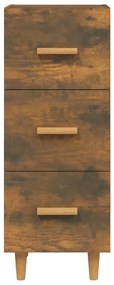 Credenza rovere fumo 34,5x34x90 cm in legno multistrato