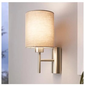Eglo 94925 - Applique PASTERI 1xE27/60W/230V taupe