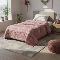 Trapunta singola Scotland malva