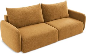 Divano arancione allungabile/con contenitore 238 cm Kalena – Makamii