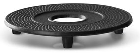 Sottobicchiere in ghisa nera per teiera Jing, ⌀ 13,4 cm Jang - Bredemeijer
