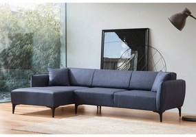 Divano angolare blu, angolo sinistro - Belissimo - Balcab Home