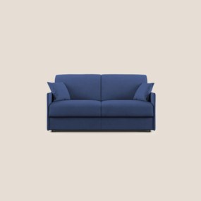 Evans Divano letto in morbido tessuto impermeabile T02 blu