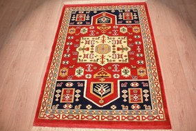 Kazak Tappeto 120 x 160 (Iran) Annodato A Mano