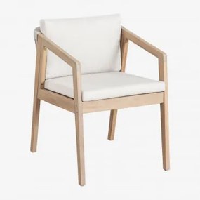 Confezione da 2 sedie da pranzo in legno di acacia e corda - Sklum
