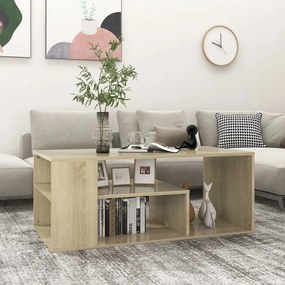 Tavolino Da Salotto Rovere Sonoma 100x50x40cm Legno Multistrato /