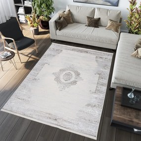 Tappeto vintage di design con motivo in crema Larghezza: 80 cm | Lunghezza: 150 cm