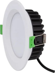 Faro da incasso LED 10W 3in1 IP44 Dimmerabile Foro ø89mm - 109mm Colore Bianco Variabile CCT