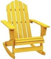 Sedia a Dondolo da Giardino Adirondack Massello di Abete Giallo cod mxl 19248