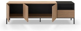 Mobile TV color legno naturale 180x55 cm Cailin - Marckeric