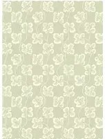 Josephine Munsey Carta da parati Cabbage Check - Willow and Clarke White