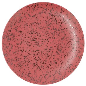 Piatto Piano Ariane Oxide Ceramica Rosso (Ø 31 cm) (6 Unità)