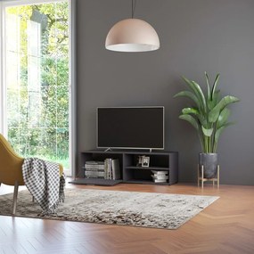 Mobile porta tv grigio 120x34x37 cm in legno multistrato