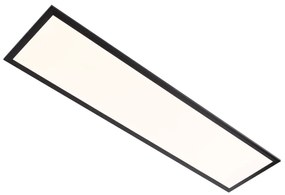 Pannello LED moderno nero 100 cm con LED Dim to Warm - Armstrong