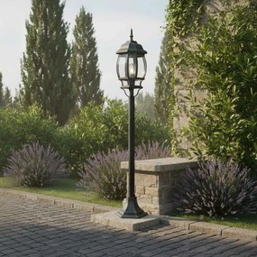 Lampione Storico Lanterna 110cm E27 IP54 Verde Anticato - Serie BELLINI