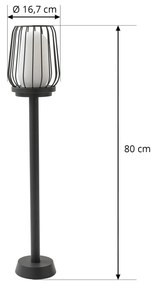 Lucande Chandan lampione 80 cm