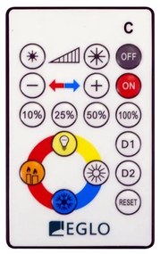 Eglo 95975 - Plafoniera LED dimmerabile LED VOLTAGO 2 LED/20W/230V