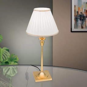 Orion LA 4-1049/1 - Lampada da tavolo FONSA 1xE27/60W/230V bianco/oro