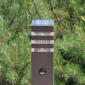 Lampada da esterno con sensore TEKSAS 1xE27/12W/230V IP44 74 cm antracite