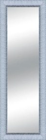 Specchio rettangolare in legno bianco 58 x 143 cm