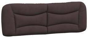 Cuscino testiera marrone scuro 160 cm in tessuto