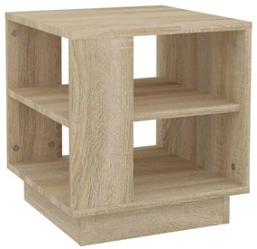 Tavolino da salotto rovere sonoma 40x40x43 cm legno multistrato