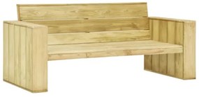 Set Divani da Giardino 5 pz in Legno di Pino Impregnato