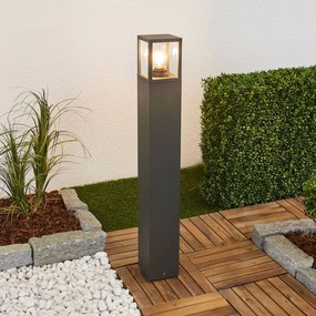 Lampioncino da giardino Klemens Lucande, dimmerabile, Nero, Alluminio, Moderno, Lampada da esterni