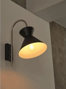 Osram - Lampada da parete DECOR WAIST 1xE27/40W/230V nera