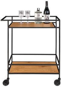 Carrello bar con decorazione in rovere Vita - House Nordic