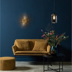 Orologio da parete in oro grande, ø 60 cm Peony - Karlsson