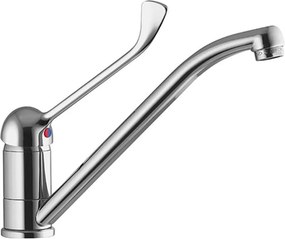 Rubinetto Cucina Miscelatore Monocomando con Leva Clinica Apell APF3287CR Cromato...