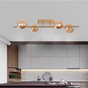 Wofi 7014-401W - Lampadario a plafone LED VILLA 4xG9/3W/230V oro