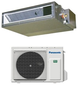 Condizionatore a muro monosplit PANASONIC CANALIZZATO 21000 BTU 21000 BTU classe raffreddamento A+, bianco