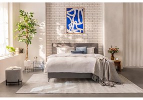 Letto matrimoniale imbottito grigio con materasso incluso/con rete inclusa 180x200 cm Noira Slim – Bonami Selection