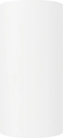 Plafoniera LED Ø70 x 140mm GU10 in Gesso Pitturabile Cilindrica