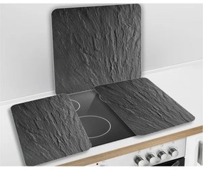 WENKO 2712984500 - Piastra di copertura ABDECKPLATTE - NEUTRO 56x50 cm nera/trasparente