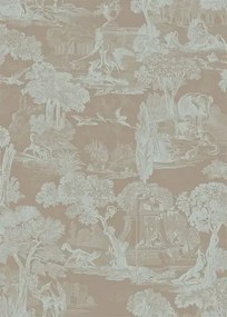 Cole & Son Carta da parati Versailles - Teal